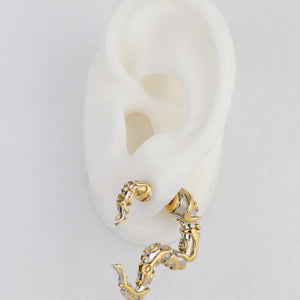 COIL PUSHBACK EARRING