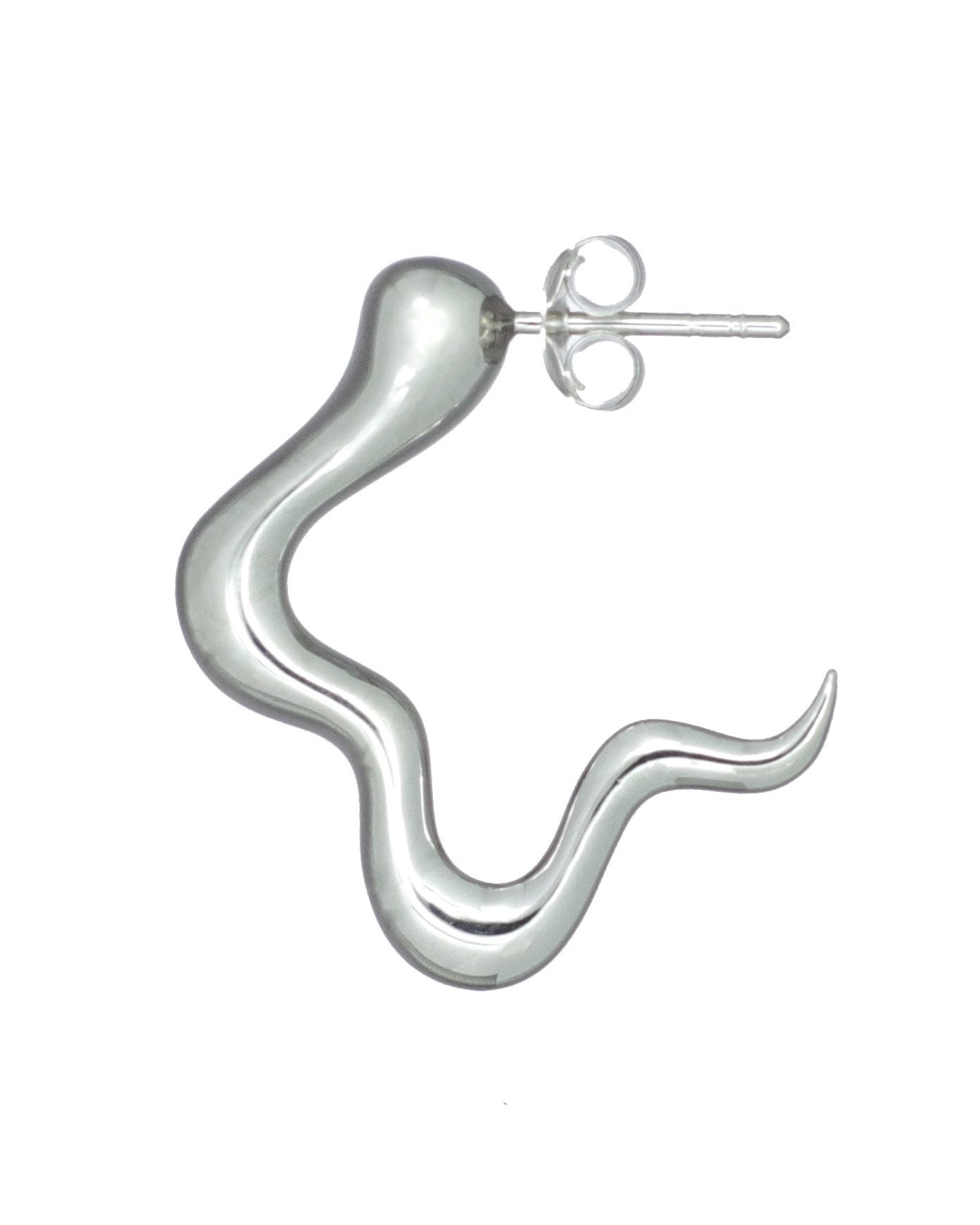 SMOOTH TENDRIL EARRING