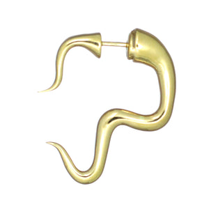 SMOOTH COIL PUSHBACK EARRING