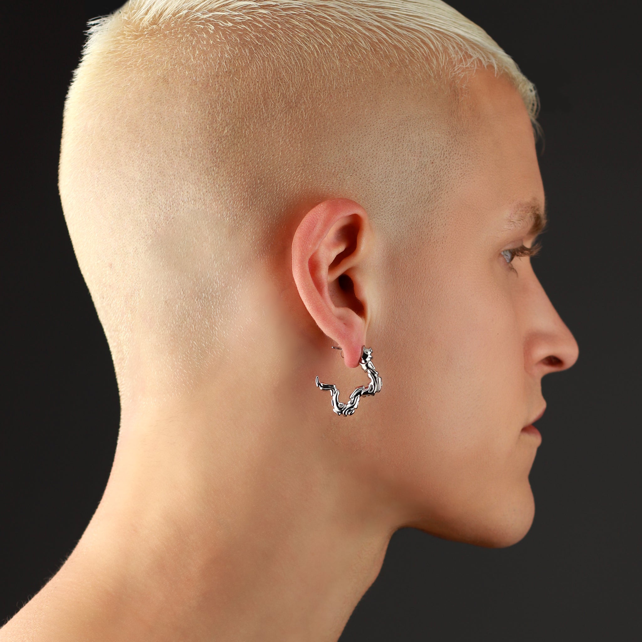 TENDRIL PUSHBACK EARRING