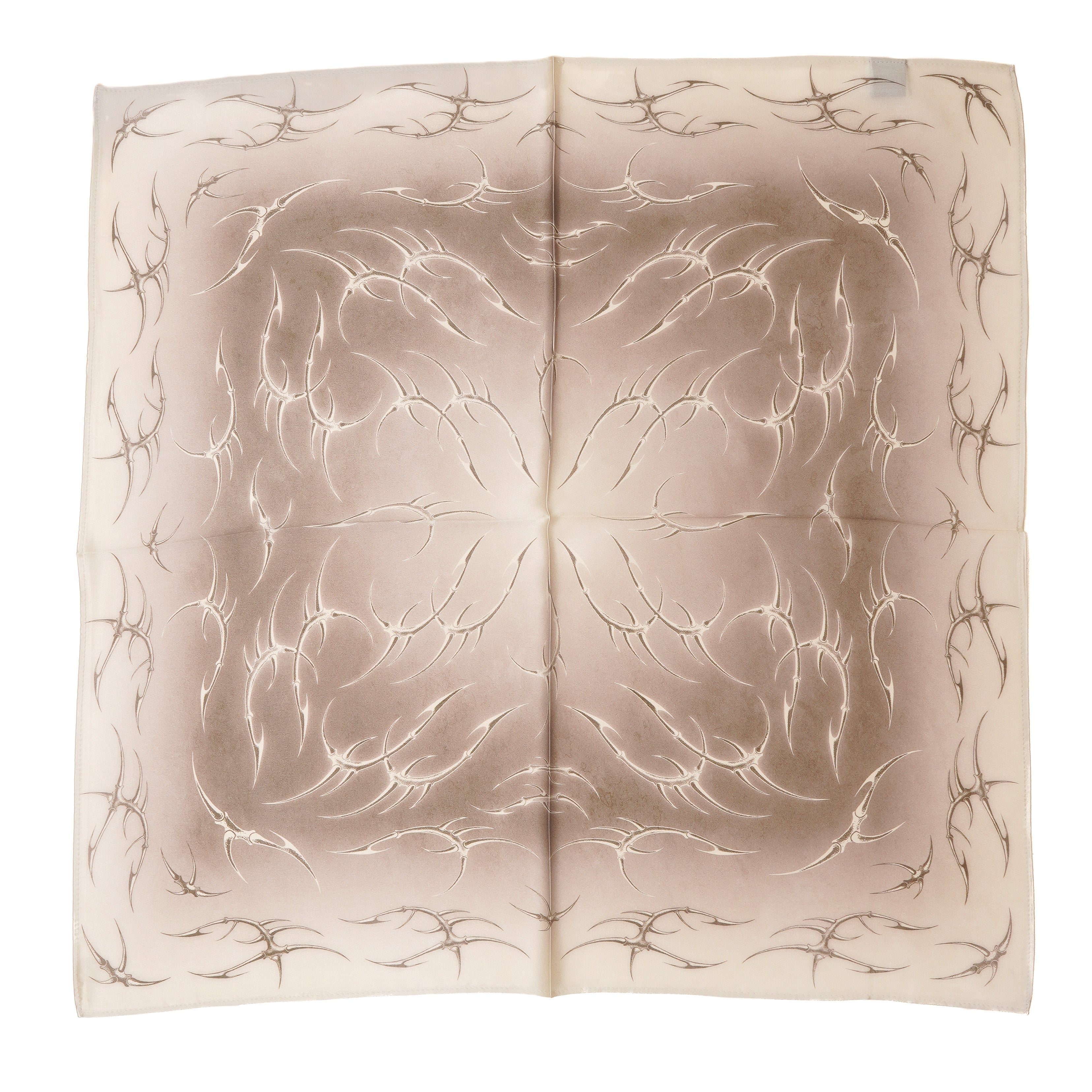VOID SPIRAL SILK BANDANA ( CHAMPAGNE ) – Austin James Smith
