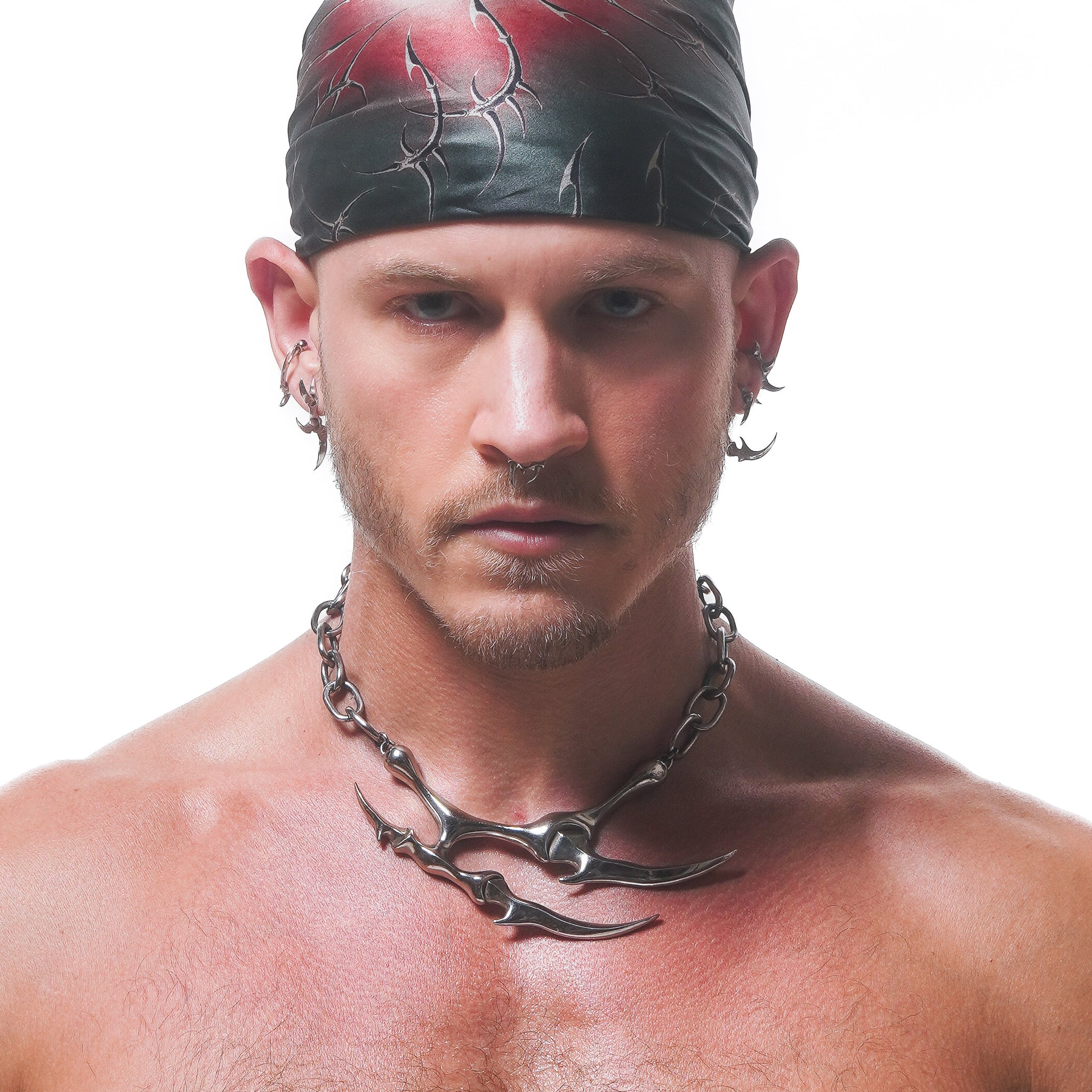VOID SPIRAL SILK BANDANA ( TROPICAL )