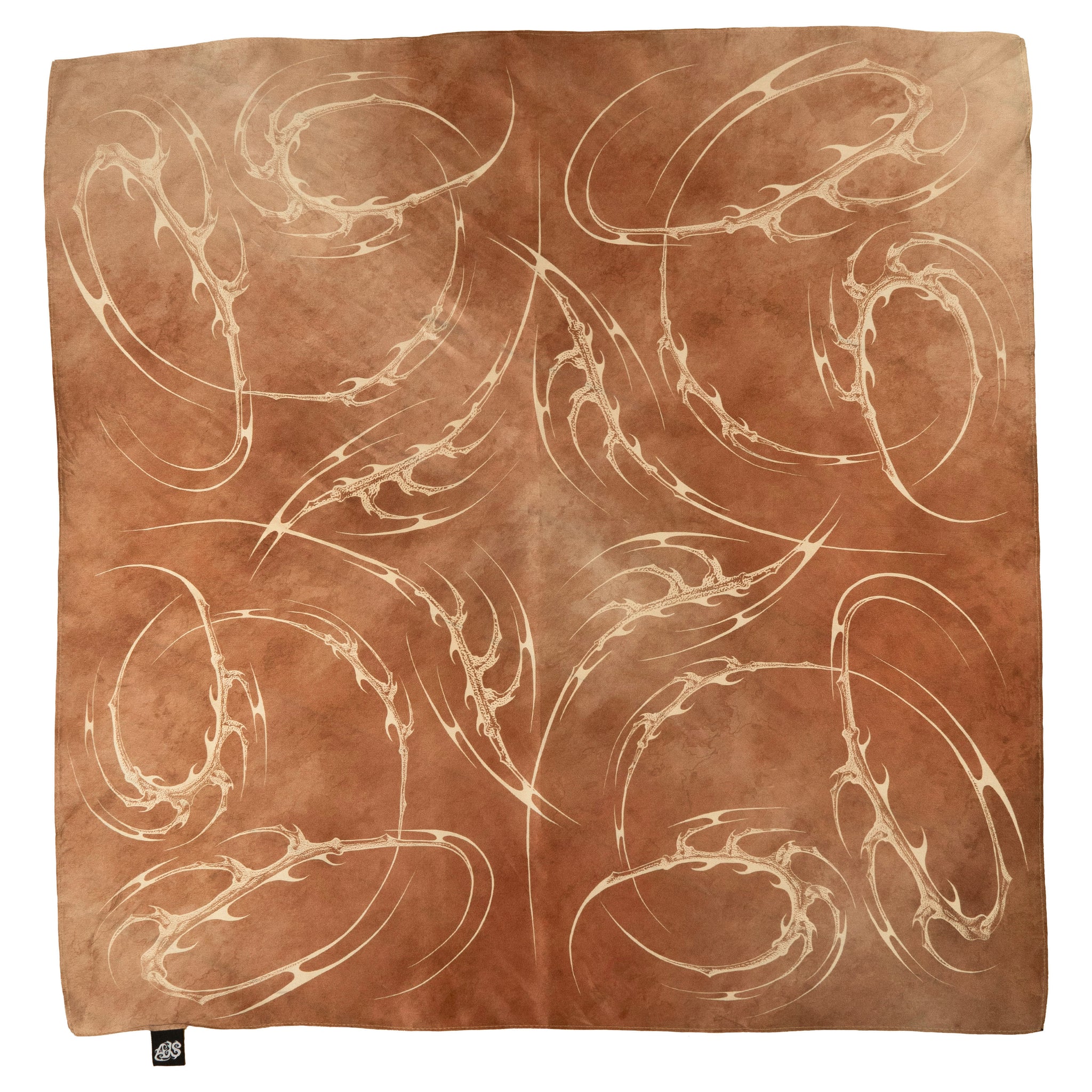 CEREBRA SILK BANDANA ( BROWN )