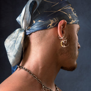 CEREBRA SILK BANDANA ( BLUE )