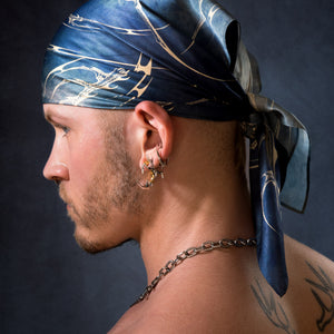 CEREBRA SILK BANDANA ( BLUE )