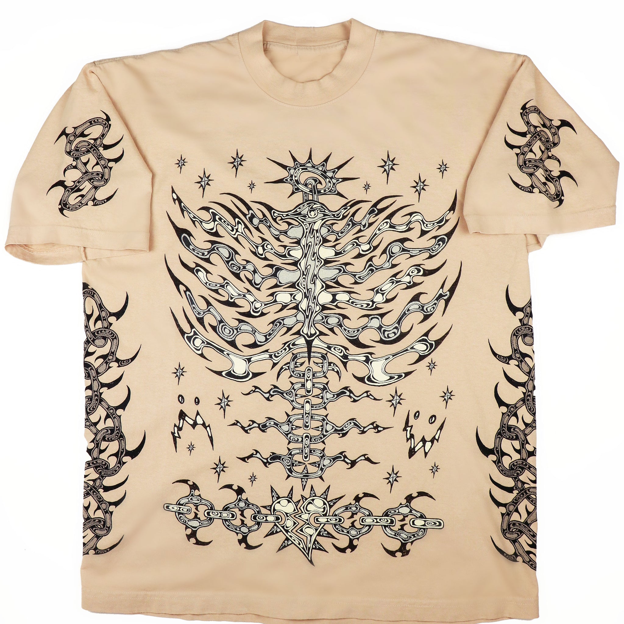 EXO SKELETAL SHIRT (BEIGE)