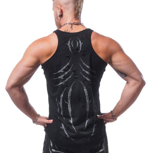 DISTRESSED ARMOR TANK ( WASHED BLACK )