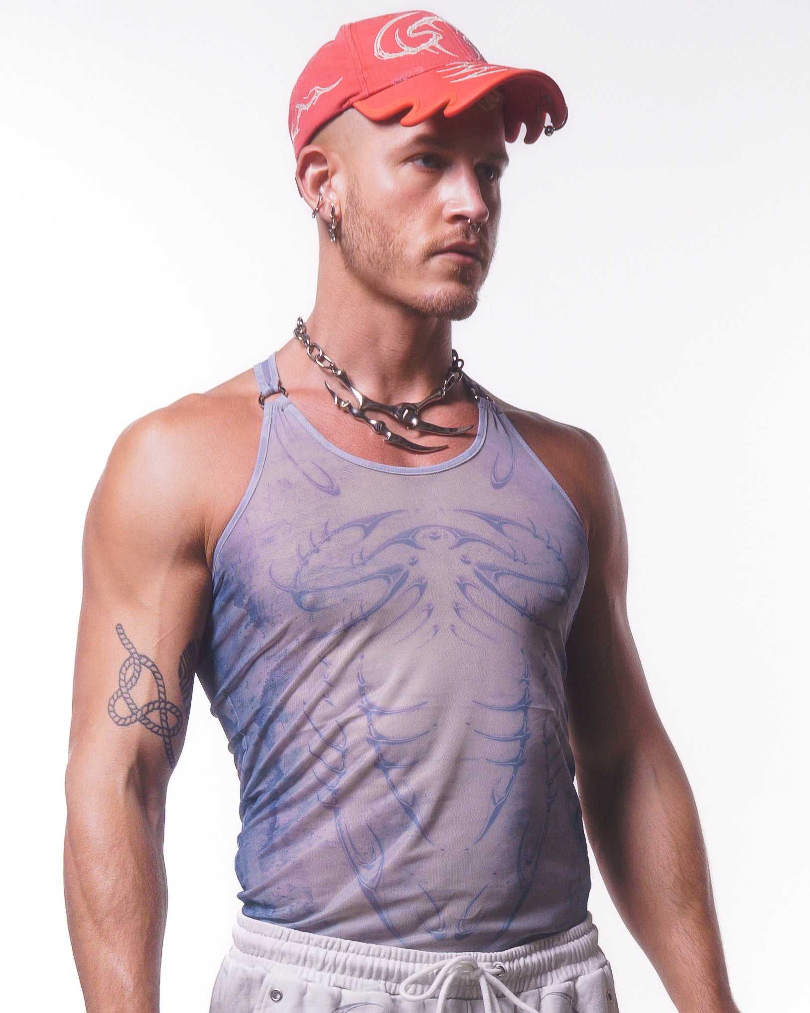 CRYPTIC MESH HARDWARE TANK ( BLUE ) – Austin James Smith
