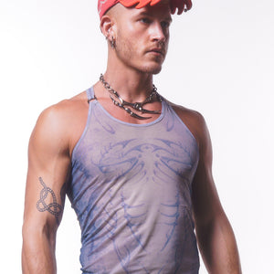 CRYPTIC MESH HARDWARE TANK ( BLUE )*PREORDER*