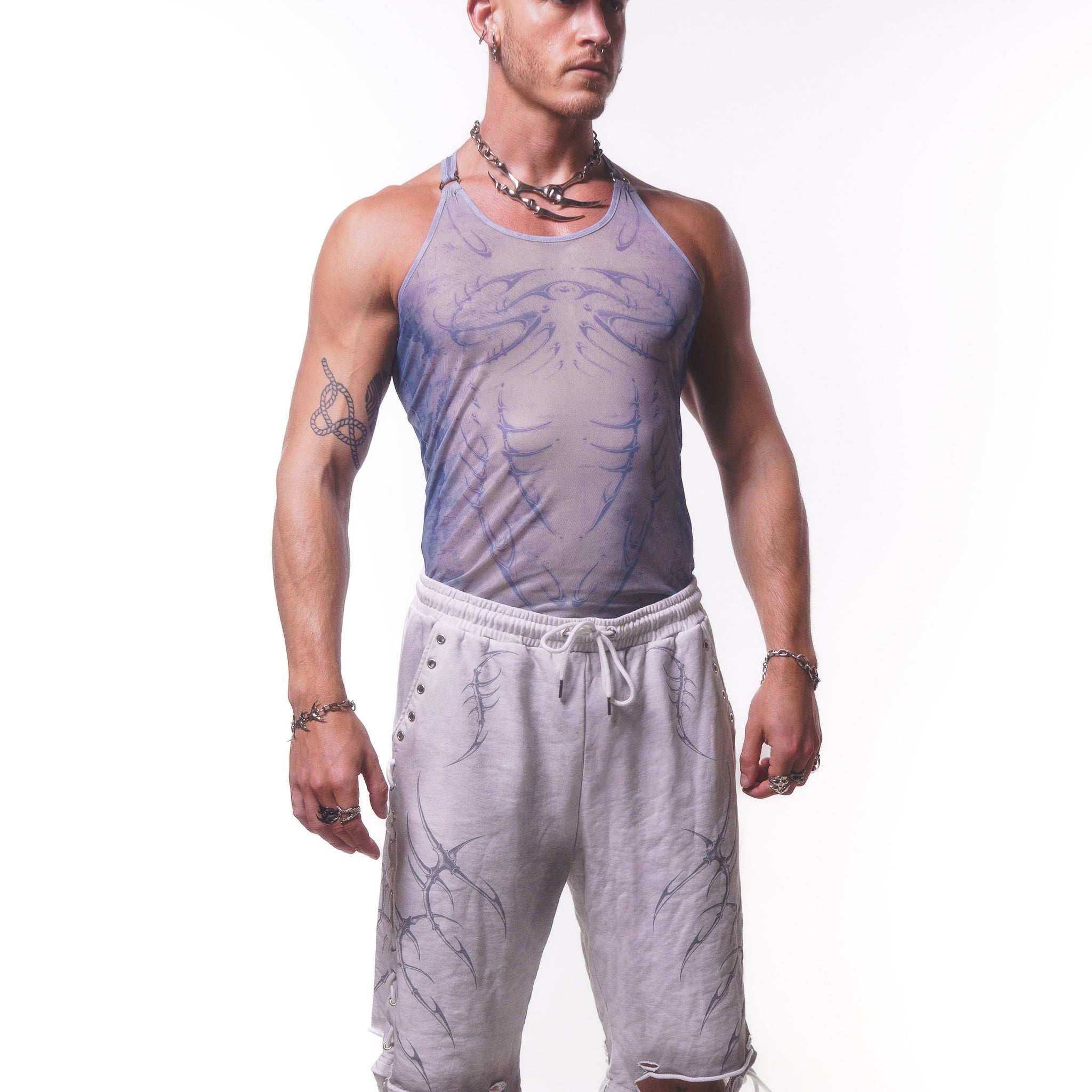 CRYPTIC MESH HARDWARE TANK ( BLUE )*PREORDER*