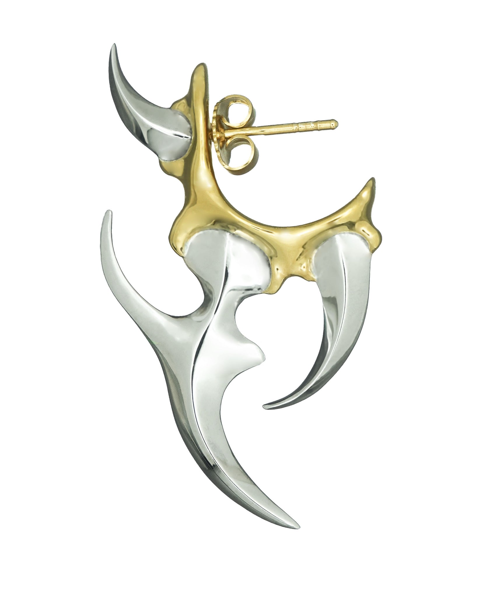 BONE CHIMERA EARRING