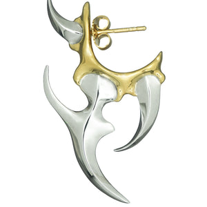 BONE CHIMERA EARRING