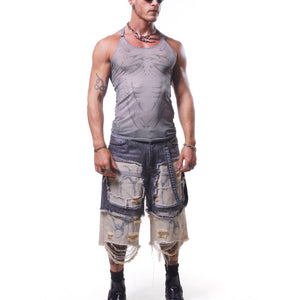 CRYPTIC MESH HARDWARE TANK ( GREY )*PREORDER*