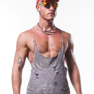 VIPER HARDWARE STRINGER TANK ( WASHED GREY )
