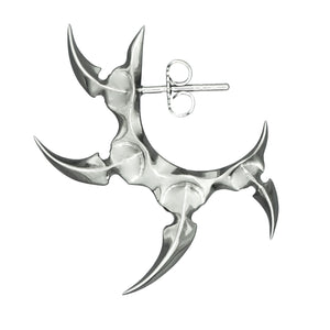 LARGE SPIRAL TOOTH EARRING