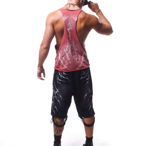 VIPER HARDWARE STRINGER TANK ( WASHED RED )