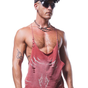 VIPER HARDWARE STRINGER TANK ( WASHED RED )