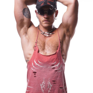 VIPER HARDWARE STRINGER TANK ( WASHED RED )