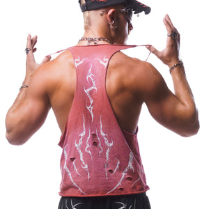 VIPER HARDWARE STRINGER TANK ( WASHED RED )