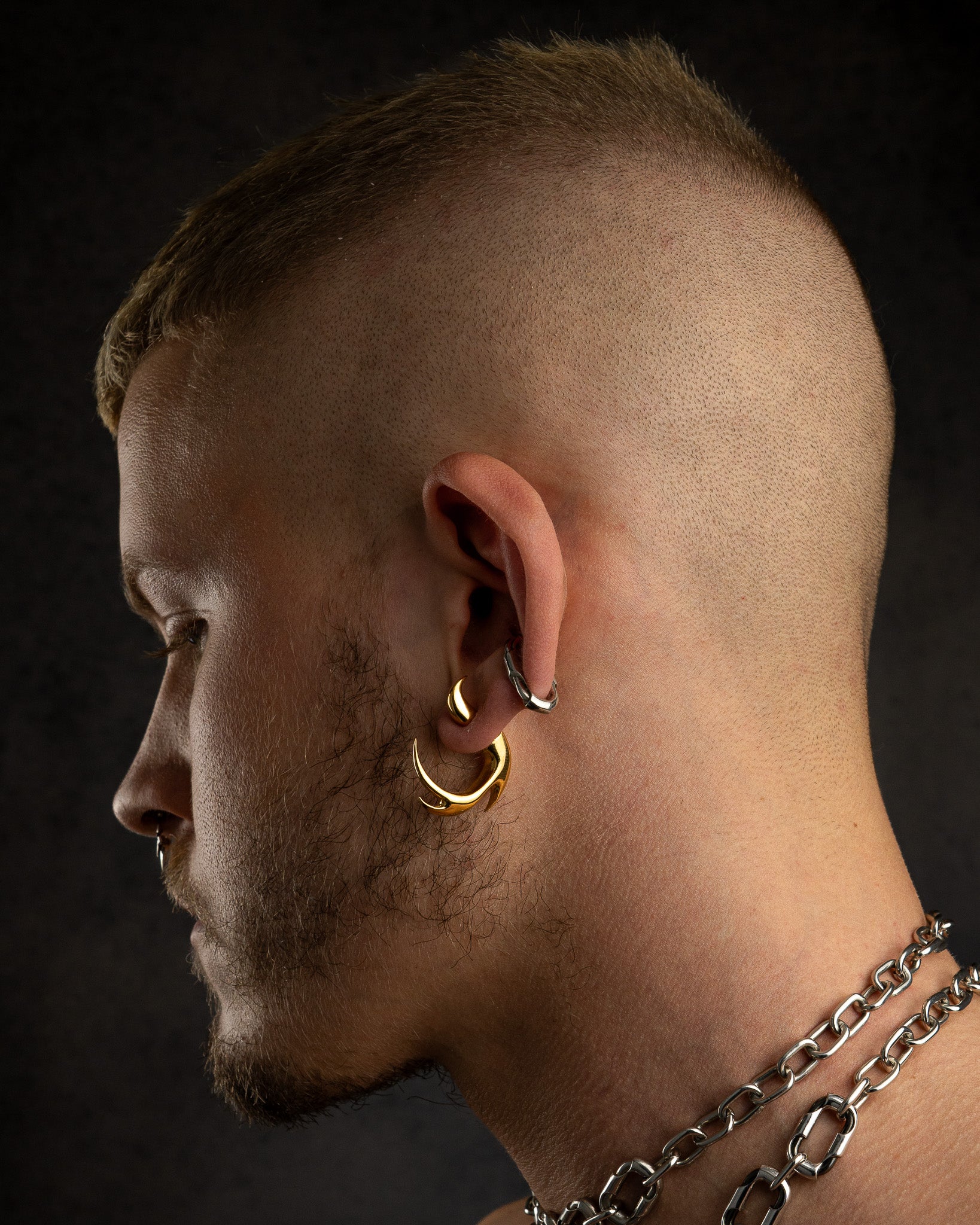 Serrated Earring | Austin James Smith Jewelry
