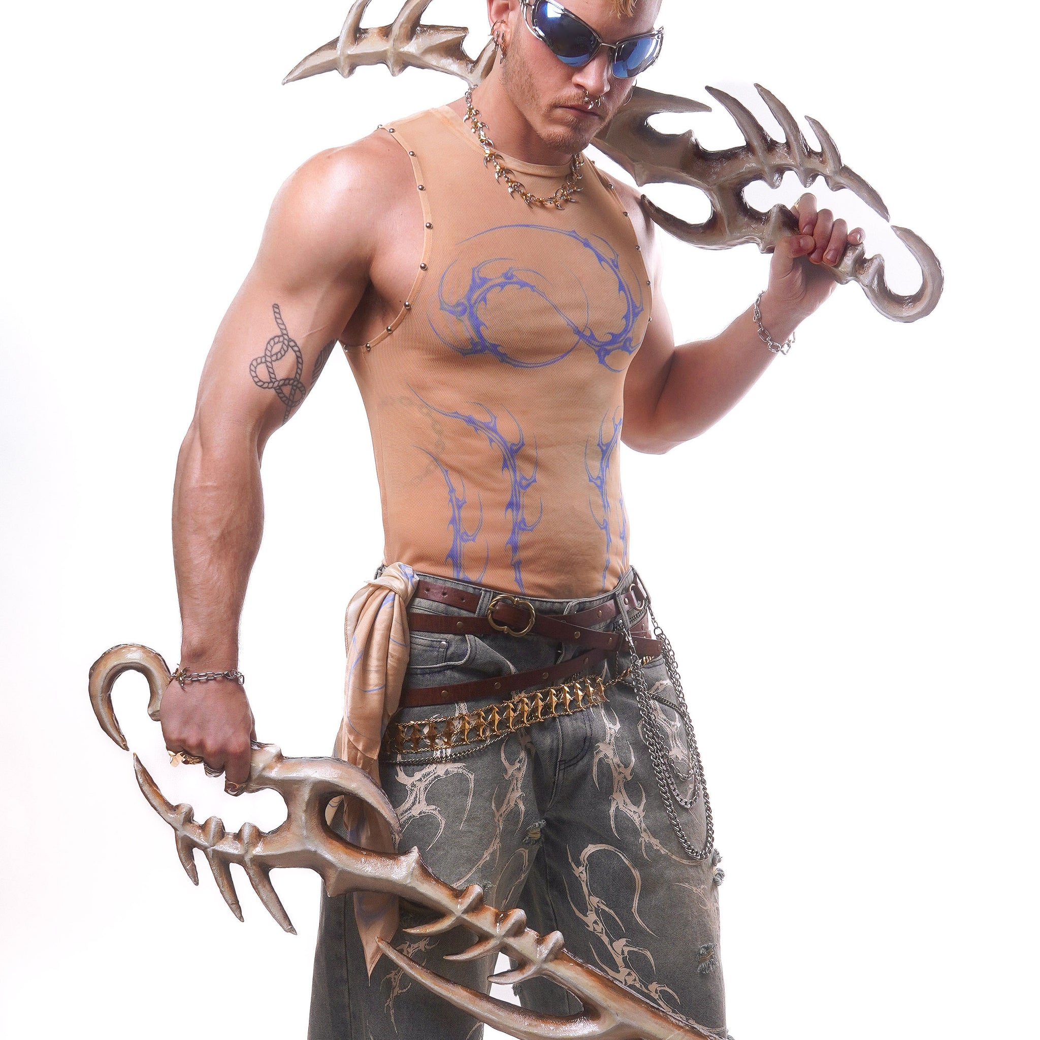 VISCERA MESH HARDWARE TANK ( SKIN )