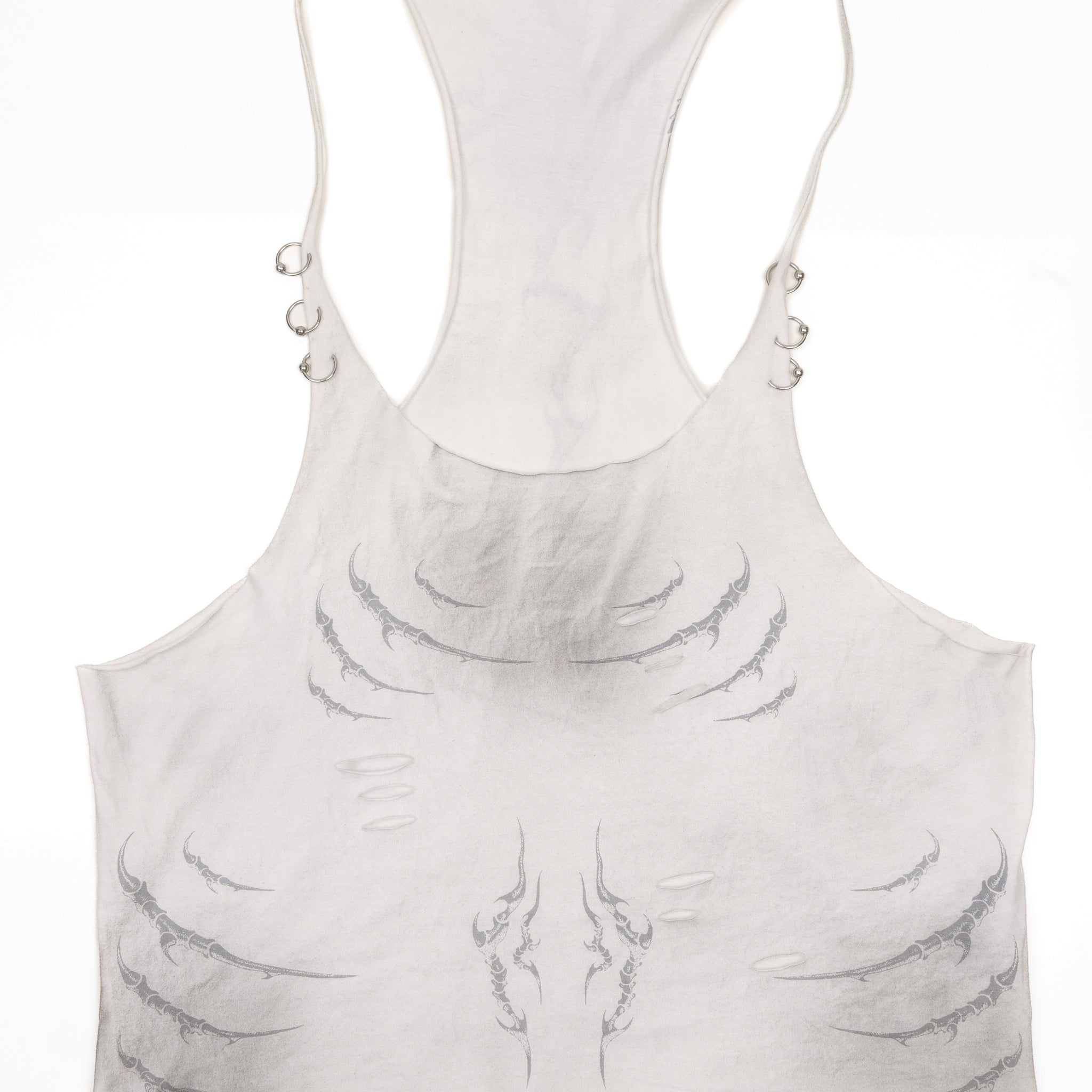 VIPER HARDWARE STRINGER TANK ( ASHED WHITE )