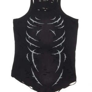DISTRESSED ARMOR TANK ( WASHED BLACK )
