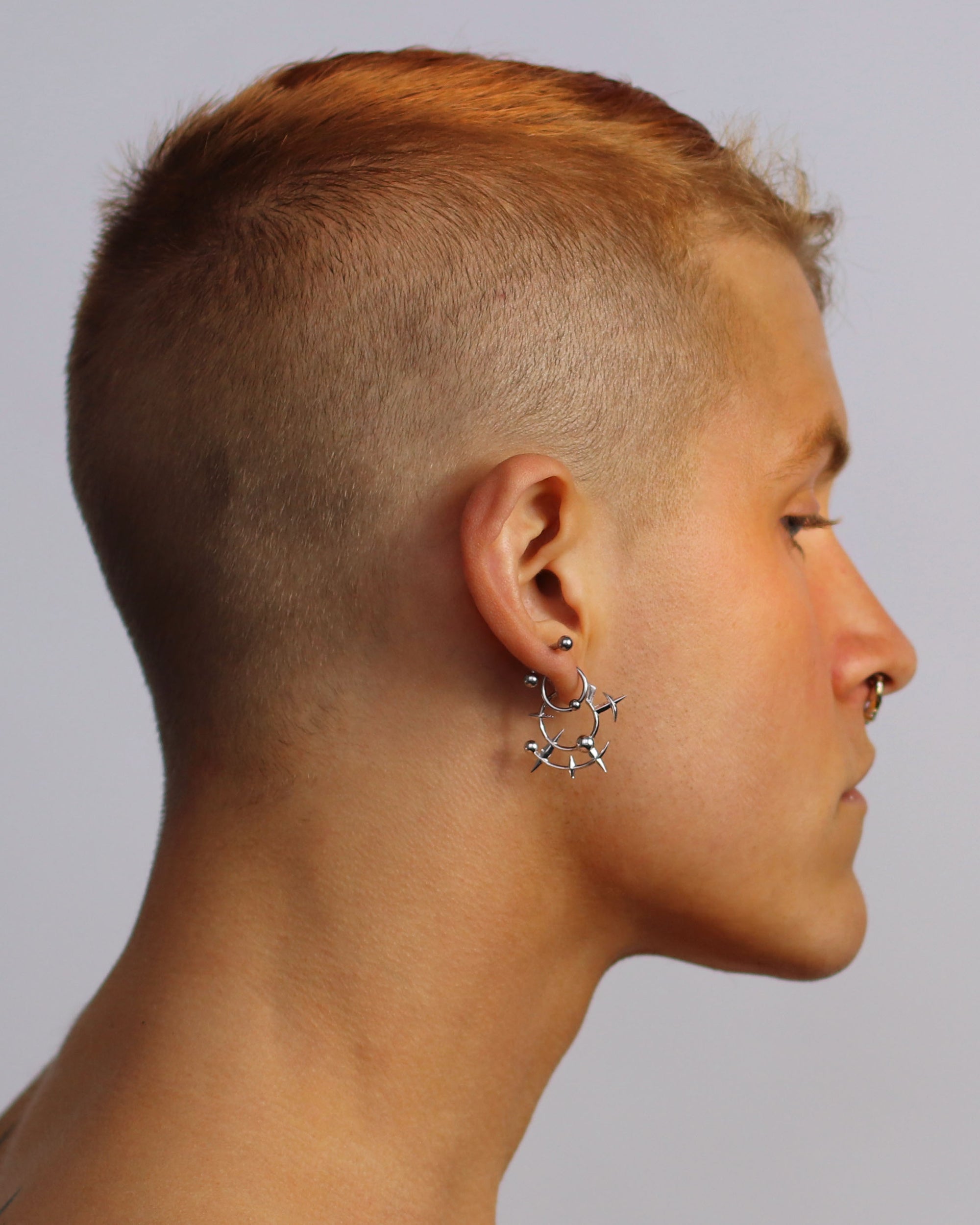 Ear Cuff Clip-on Male Earring Clip - 1 Pair – Code Earrings For Man