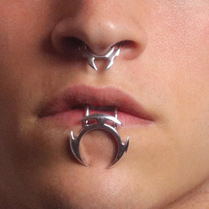 Tribal Punk Sterling Silver Nose Ring