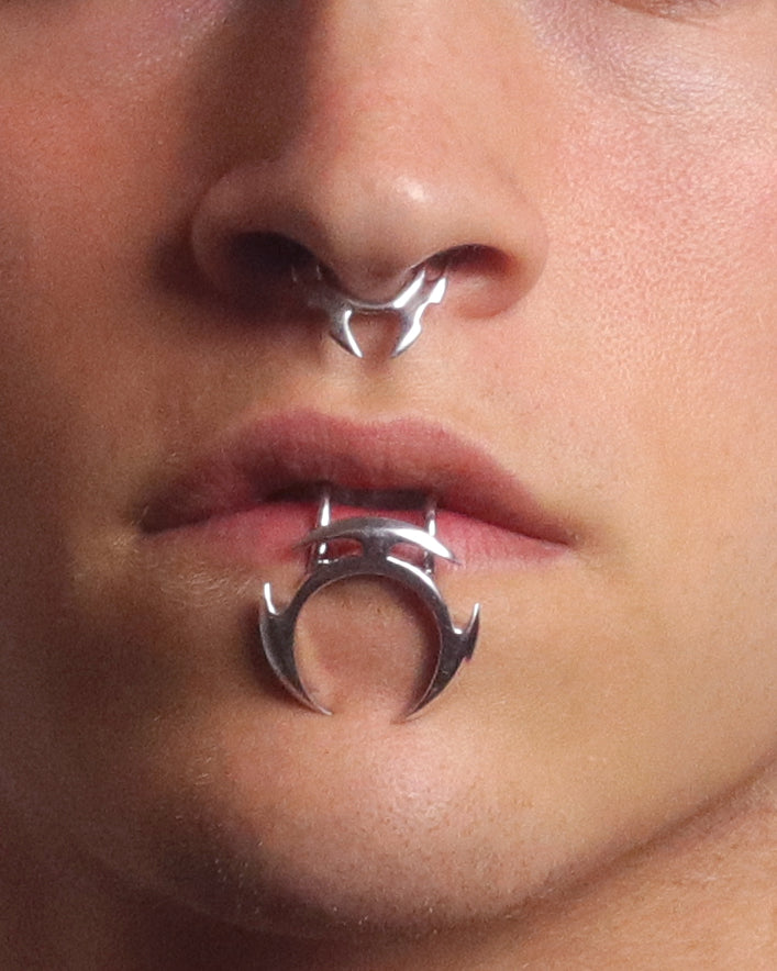 925 Sterling Silver Fake Nose Ring - Tattoos For Fun